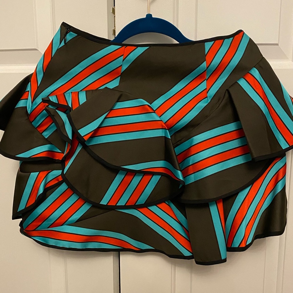 Cynthia Rowley mini striped skirt